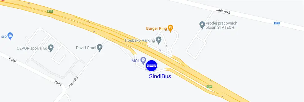 Odjezdové místo Brno
