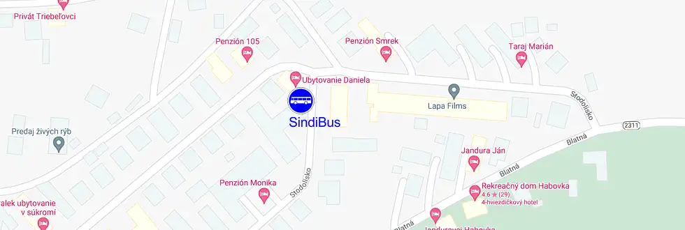 Odjezdové místo Habovka Odjezdové místo Habovka