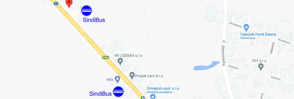Odjezdové místo Hradec Králové